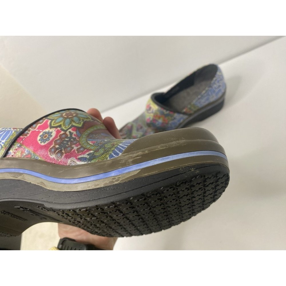 Dansko Multicolor Floral Mules /Clogs All weather material - Picture 8 of 13
